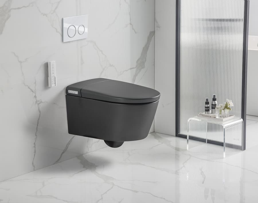 Intelligentes Dusch Wand-WC Divino mattschwarz